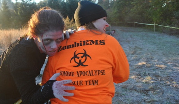 Six Flags Ems Ready For The Zombie Apocolypse T-Shirt Photo